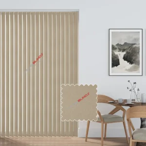 Cairo Beige - Blackout Vertical Blinds