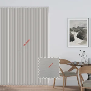 Aqualush Grey - PVC Waterproof Blackout Vertical Blinds