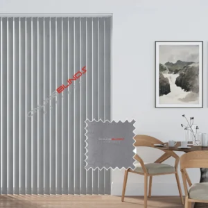 Lahore Grey - PVC Waterproof Blackout Vertical Blinds