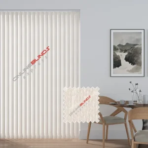 Lahore Cream - PVC Waterproof Blackout Vertical Blinds