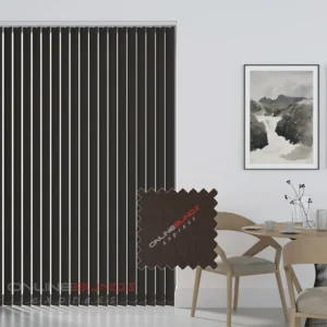 Cairo Brown - Blackout Vertical Blinds