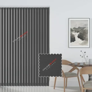 Cairo Grey - Blackout Vertical Blinds