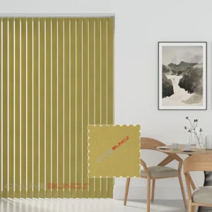 Cairo Mustard - Blackout Vertical Blinds