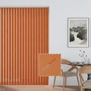 Cairo Orange - Blackout Vertical Blinds