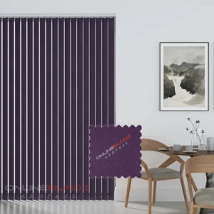 Cairo Purple - Blackout Vertical Blinds