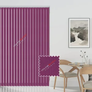 Cairo Raspberry - Blackout Vertical Blinds