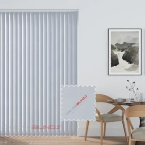 Cairo Silver - Blackout Vertical Blinds