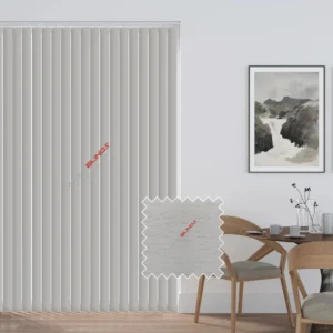 PLAZA STEEL – PVC WATERPROOF BLACKOUT VERTICAL BLINDS