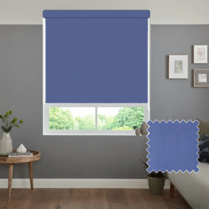 AQUALUSH SKY BLUE MOTORISED ROLLER BLIND