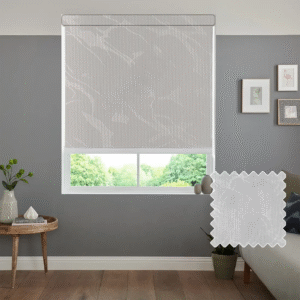 FIESTA GREY MOTORISED ROLLER BLIND