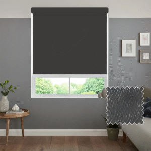 CAIRO GREY MOTORISED ROLLER BLIND