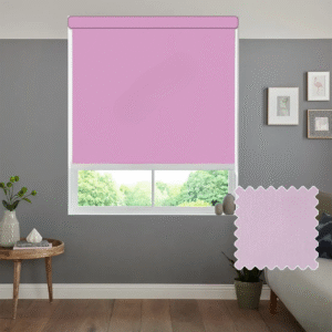 CAIRO PINK MOTORISED ROLLER BLIND