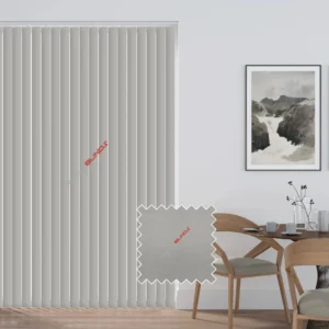 AQUALUSH IVORY - PVC Waterproof Blackout Vertical Blinds