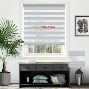 Cashmere Grey Motorised Day and Night Blind