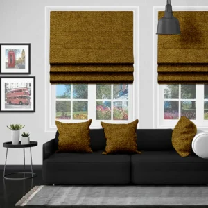 Dalyan Olive Roman Blind – Natural Style and Subtle Sophistication for UK Homes