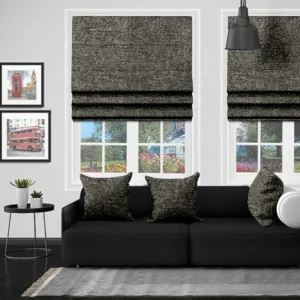 Dalyan Pewter Roman Blind – Modern Style with a Timeless Touch