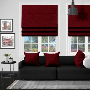 Rich Warmth and Luxury with the Dalyan Claret Roman Blind