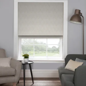 Natural Texture and Modern Style – Geo Natural Roman Blind