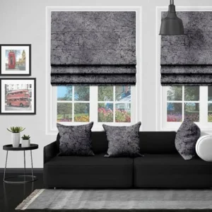 Luxe Minimalism Redefined – Istanbul Platinum Roman Blind