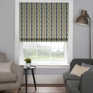 Warmth with a Modern Twist – Jive Ochre Roman Blind
