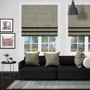 Sleek and Sophisticated: Karina Silver Roman Blind
