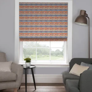 Rustic Warmth: Lavico Terracotta Roman Blind – Bold Colour, Timeless Style