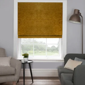 Golden Glow: Litie Honey Roman Blind – Warmth, Style and Comfort Combined