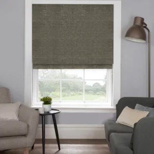 Natural Harmony: Litie Mushroom Roman Blind – Gentle Neutrals for Timeless Elegance
