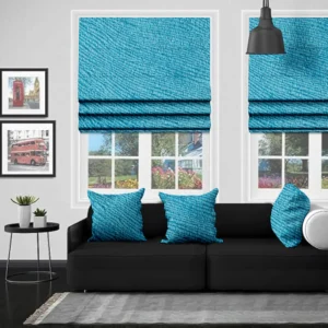 Coastal Calm: Mersin Ocean Roman Blind – Cool and Refreshing Style for Modern Homes