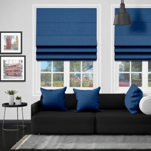 Relaxed & Stylish: Nora Denim Roman Blind – Casual Charm in Every Fold