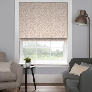 Gentle Elegance: Serene Blush Roman Blind – A Soft Touch of Calm and Colour