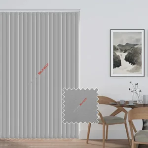 AQUALUSH CHARCOAL - PVC Waterproof Blackout Vertical Blinds