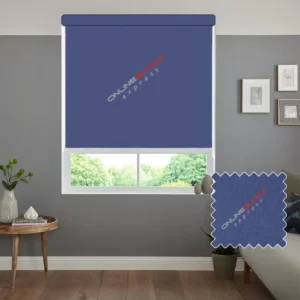 CAIRO BLUE MOTORISED ROLLER BLIND