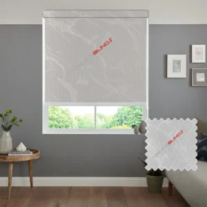 FIESTA GREY MOTORISED ROLLER BLIND