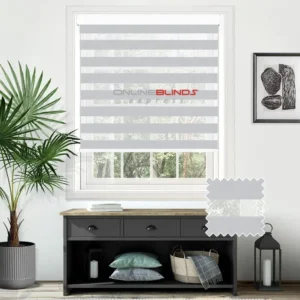 Tokyo White Motorised Day and Night Blind