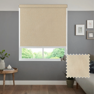 Lahore Ivory – WATERPROOF BLACKOUT ROLLER BLIND