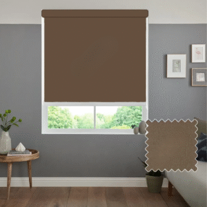 CAIRO CHOCOLATE MOTORISED ROLLER BLIND