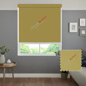 CAIRO MUSTARD – BLACKOUT ROLLER BLIND