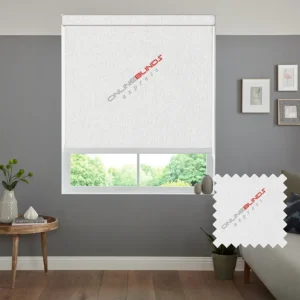 CAIRO WHITE – BLACKOUT ROLLER BLIND