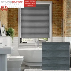 Impress Night Fall Faux Wood Blinds - With/Without Tape